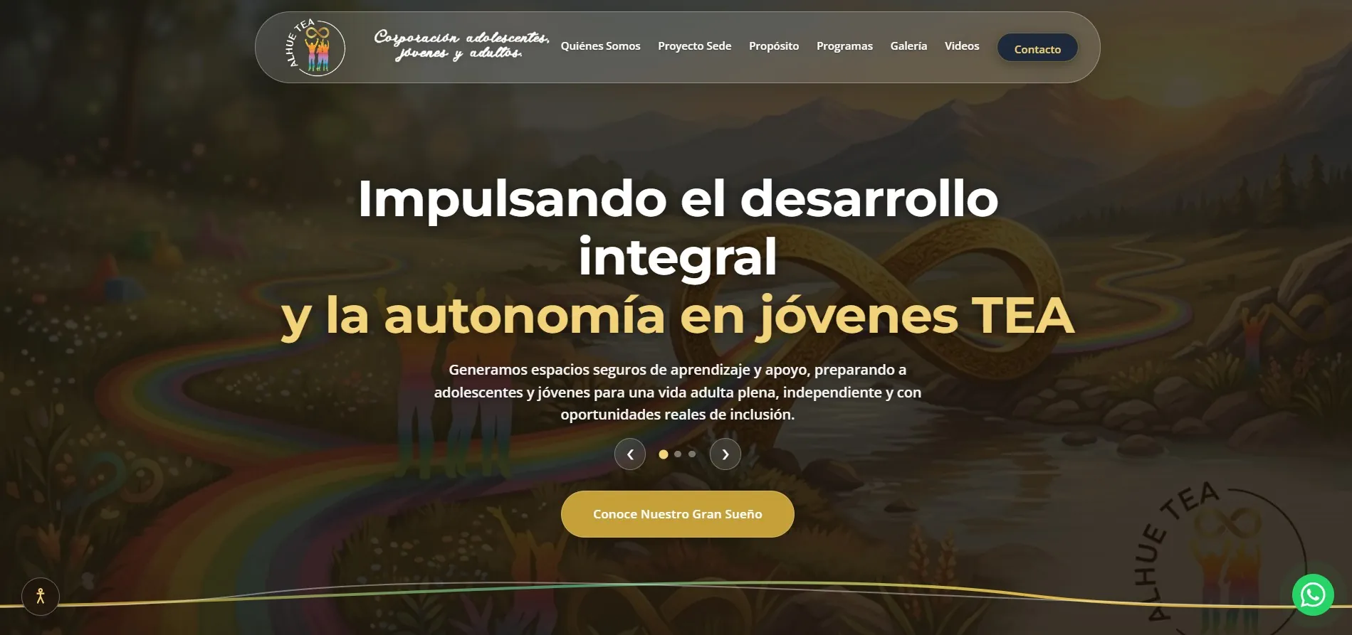 Sitio web Agrupación Alhue TEA