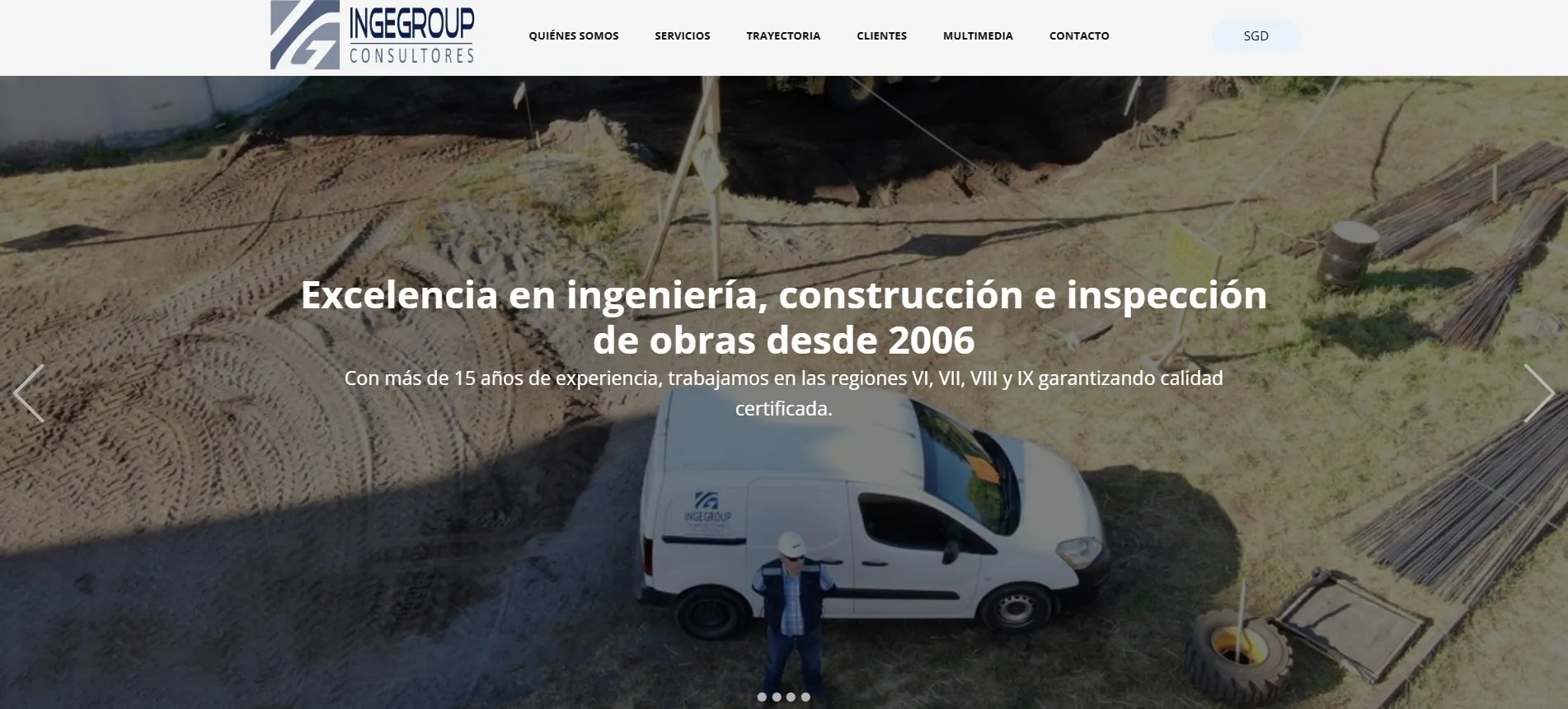 Sitio web Ingegroup